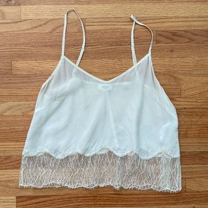 Wilfred Silk Camisole with Lace